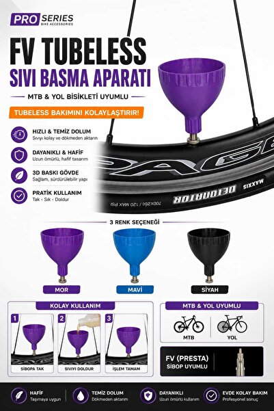 Mountain Goat Tubeless sıvı Dolum Aparası