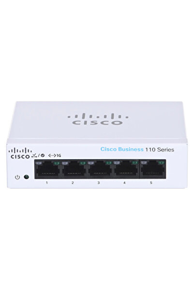 Cisco Systems Cisco Cbs110 Unmanaged L2 Gigabit Ethernet (10/100/1000) 1U Grey