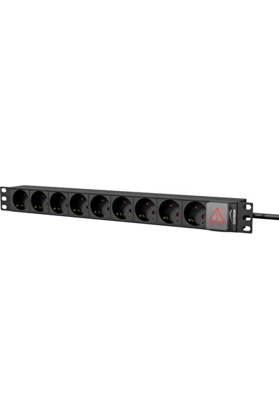 Caymon PSR109GS/B Prelungitor de 19 " cu 9 prize tip german + Conector fronta...