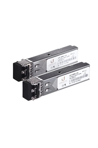 Ubiquiti SFP UF-MM-1G Fibră Multi-Mod LC (pachet de 2 bucăți) UF-MM-1G: SFP, ...