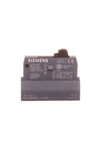 Siemens Contact auxiliar 1Z 1R, montare frontală pentru întrerupător motor S0...
