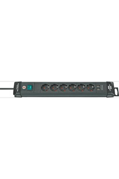 Brennenstuhl Prelungitor Premium-Line cu 6 prize, negru
