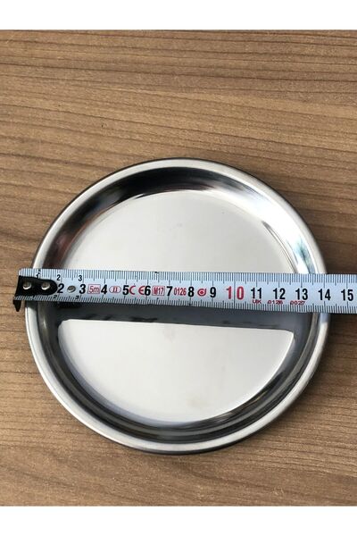 ASVEN İSTOÇ SEPETİ Çelik Meze Tabağı Lokanta Tipi 14 cm 10 Adet