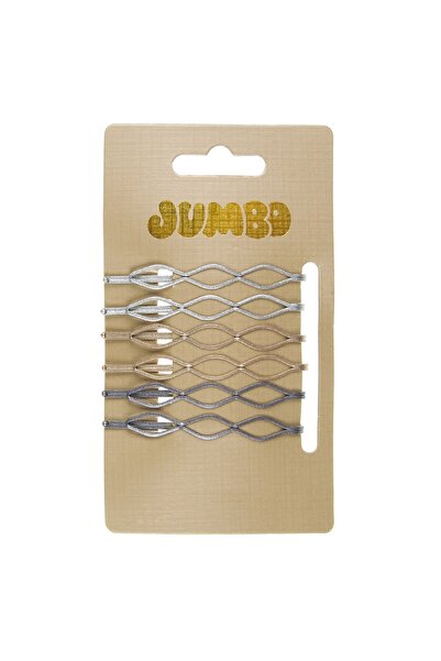 Zumzeria Agrafe de păr metalice ondulate 6cm - 6 bucăți