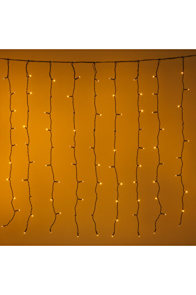 Zumzeria Curtain Light Installation with 200 Interconnected LED Bulbs 5.1m - ...