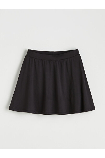 LC Waikiki Yk Plus Farkiyla Women's Elastic Waist Swim Shorts Skirt