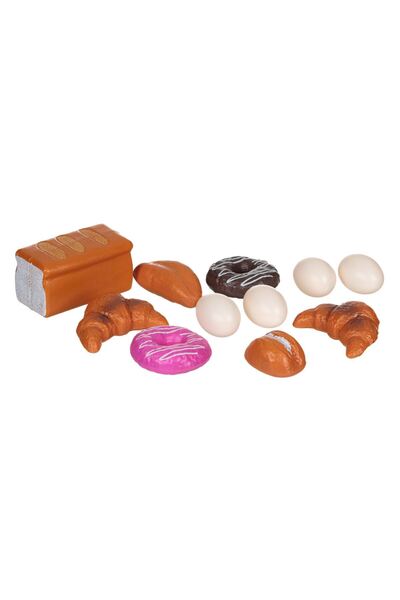 Zumzeria Set de mic dejun din plastic cu alimente artificiale - 11 piese