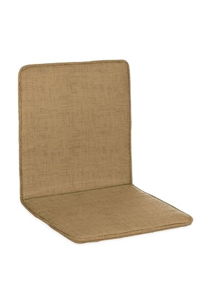 Zumzeria Beige Chair Cushion with Backrest for Outdoor Spaces 87x43cm