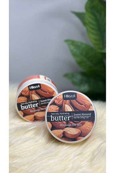 Hllozzi Hllozzi Body Butter with Sweet Almond Scent for Deep Skin Hydration200G