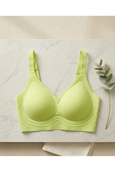 Dorelux Neon Yellow Combed Cotton Bra