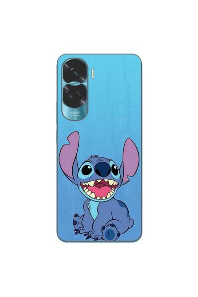 OEM Husa compatibila cu Honor 90 Lite 5G Silicon Gel Tpu Model Stitch Blue