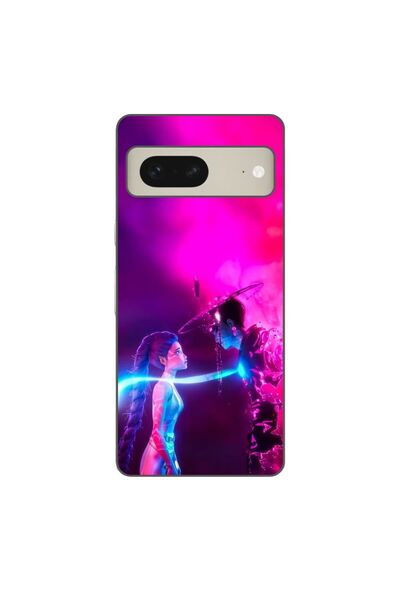 OEM Калъф, съвместим с Google Pixel 7, силиконов гел TPU, с десен KPop Demon ...