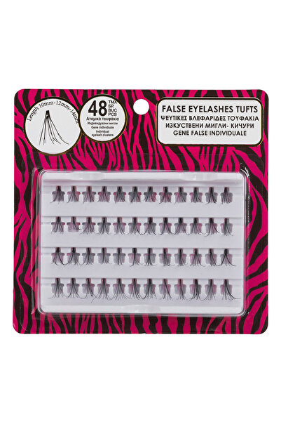 Zumzeria False Eyelash Strips Short 10mm Medium 12mm & Long 14mm - 48pcs