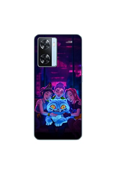 OEM Husa compatibila cu Oppo A57s Silicon Gel Tpu Model KPop Demon Hunters Ha...