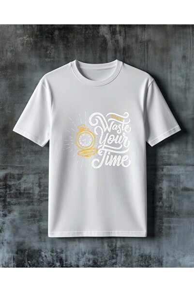 COMVİCHO Dont Watch Printed Oversize T-Shirt