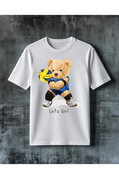 COMVİCHO Lets Go Sporty Printed Oversize T-Shirt