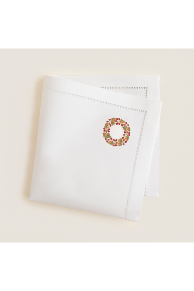 Chakra Holly Napkin 40X40 cm White