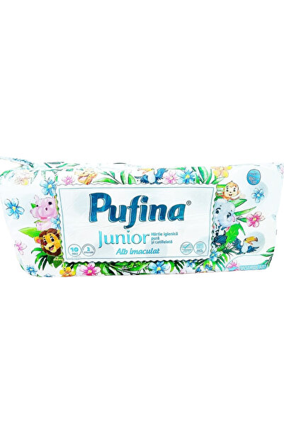 PUFINA Hartie igienica Junior, 10 role, 2 straturi