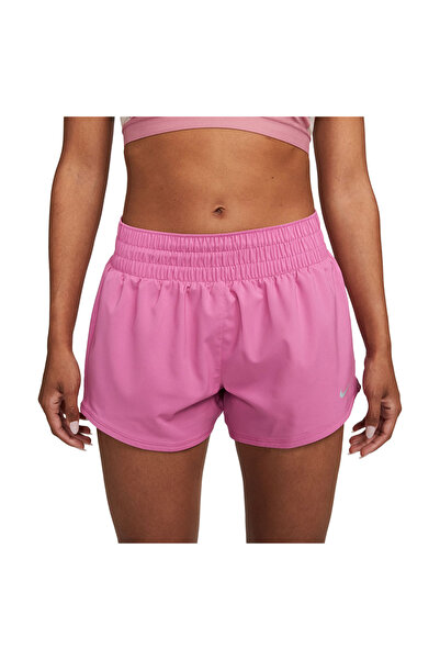 Nike Pantaloni scurți de damă One Dri-FIT cu talie medie și căptușeală, mărim...