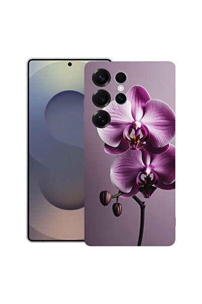 bestcase Ултра тънък TPU калъф за Samsung Galaxy S26 Ultra, Розова орхидея, 3...