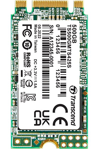 Transcend 425S M.2 500 Gb Serial Ata Iii 3D Nand