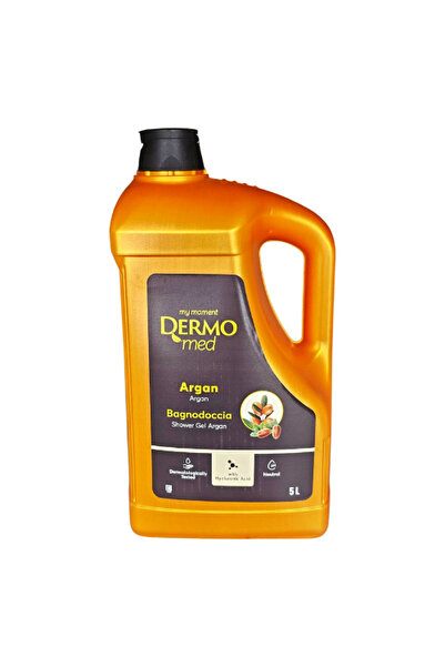 Dermomed Gel de dus cu ulei de argan, unisex, textura cremoasa, 5 L