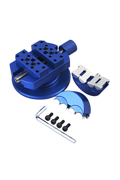 Choice Blue 1Pc Heteromorphic Jaws Table Vise 360° Rotate Bench Vice Clamp, P...