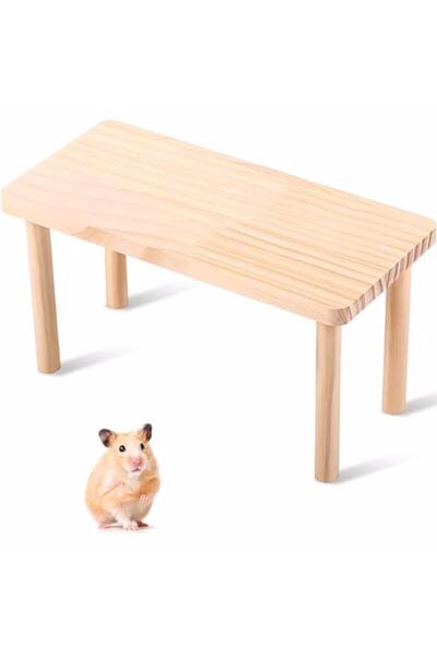 Choice as shown Wooden Hamster Play Table Platform Jumping Board Playground H...