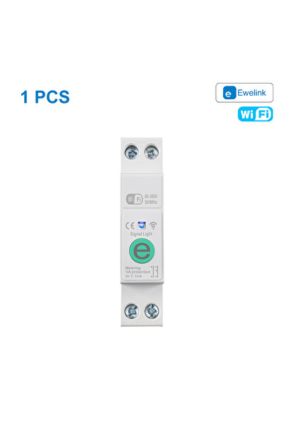 Choice1 قاطع دائرة كهربائية ذكي واي فاي Ewelink 1P+N 16A مع مؤقت وعداد طاقة ب...