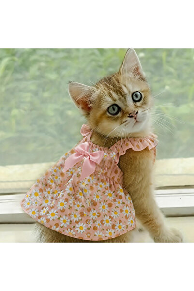 choice2 XS（old） 1pc Cat Skirt Pet Dress Dog Summer Dress Romantic Style With ...