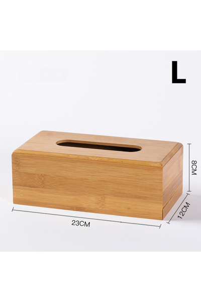 choice2 صندوق مناديل خشبي سهل التعبئة للفنادق والمطاعم والمكاتب بتصميم عصري بسيط