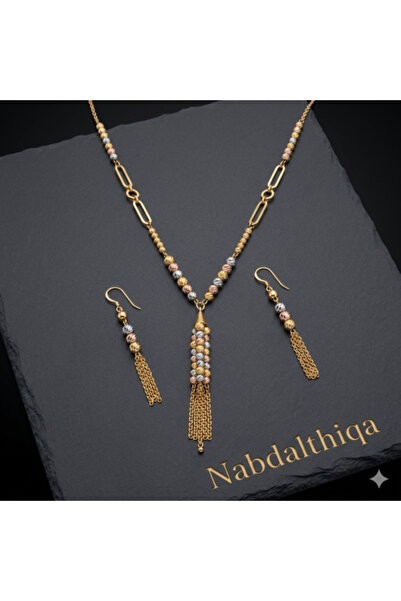 Nabd Althiqa Luxury Necklace and Earrings Set