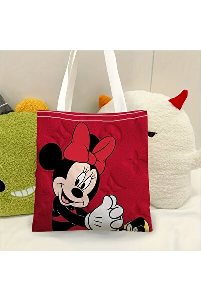 Choice 35cmx40cm 1pc A cute multi-functional female zipper bag with mini patt...