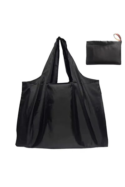 Choice black Women Large Capacity Folding Shopping Bag Big Size Portable Groc...