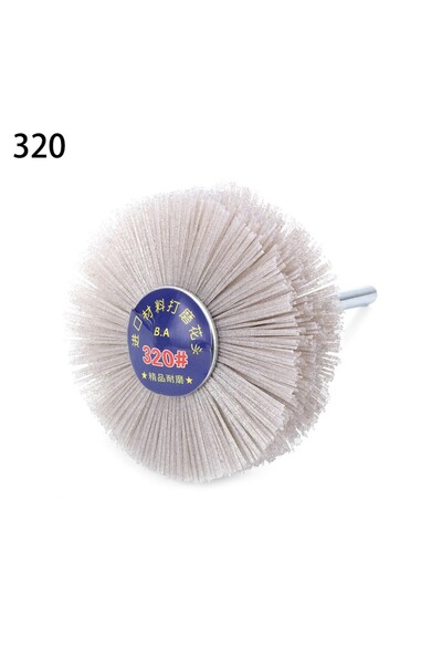 Choice4 320 1pc 80-600# Abrasive Nylon Wheel Brush Woodwork Furniture Polishi...