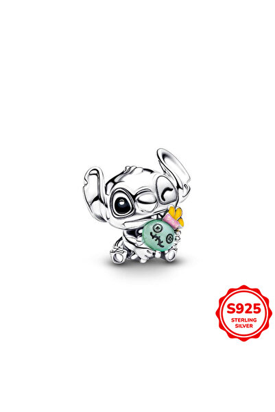 Choice11 DS048 Stitch Disney Charms Silver 925 Beads Fits 3mm Bracelet Bangle...