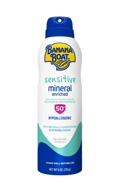 Banana Boat Sensitive Mineral Enriched 50 spf Hypoallergenic Güneş Kremi 170 g
