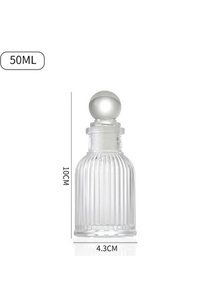 Choice11 زجاجة عطر زجاجية محمولة قابلة لإعادة التعبئة سعة 50 مل - 200 مل، حاو...