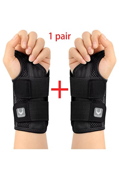 Choice11 دعامة معصم سوداء مع دعم للإبهام للرجال والنساء، مقاس L-XL، قطعة واحد...