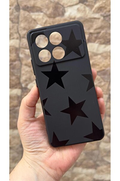 Vip Case Poco X6 Pro 5G Uyumlu Star Silikon Darbe Emici Klasik Korumalı Rubbe...
