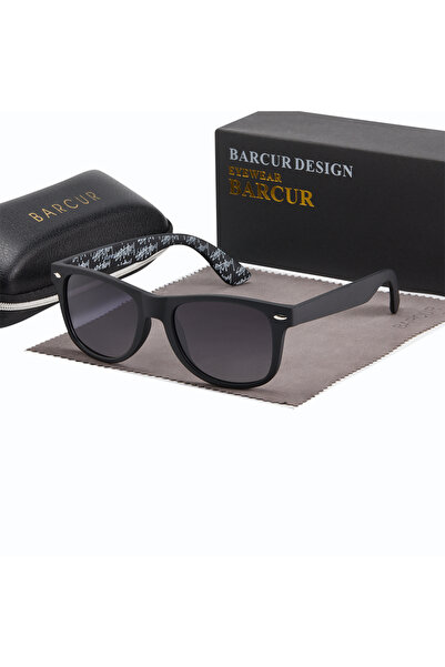 Choice7 BlackGraidentGray BARCUR Brand Men Sports Sunglasses Women Ultra Ligh...