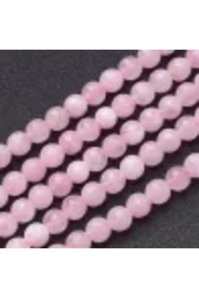 GemSale Mărgele de cuarț roz 4mm fațetate 19cm~42 bucăți