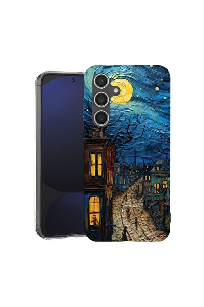 bestcase Husă pentru Samsung Galaxy A36 cu design Van Gogh City Life, Mag Ant...