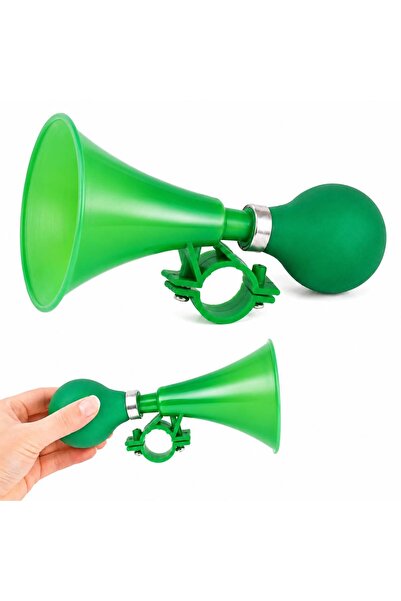 OEM Children's bicycle horn, handlebar mount, 14.5 cm, green