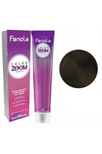 Fanola Vopsea Crema Permanenta - Color Zoom 10 Minutes, nuanta 4.71 Cool Brow...