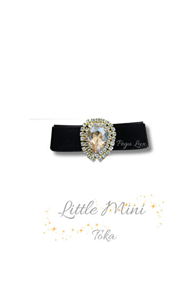 pegu baby collection Little Mini Lux Velvet Clip with Stone Closure 1 Piece, ...