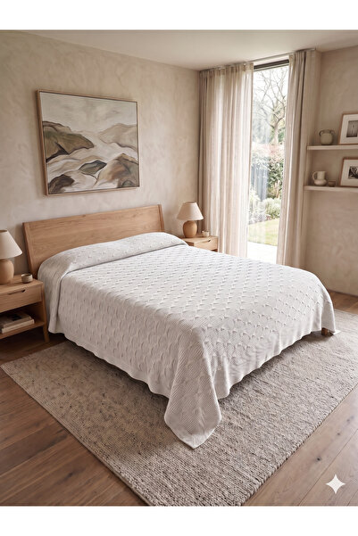 DOUX HOME Gülten Knitwear Bedspread 220 X 240