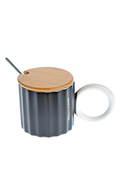 meli melo Black ceramic mug 320 ml