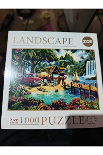 Zoe landscape 1000 parça puzzle yeşil doğa