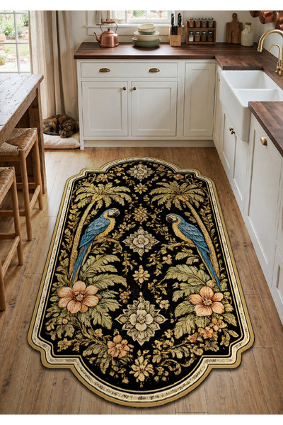 Rugs Modern Halı SDT Papağan Tema Desenli Modern Dokuma Taban Dekoratif Halı ...